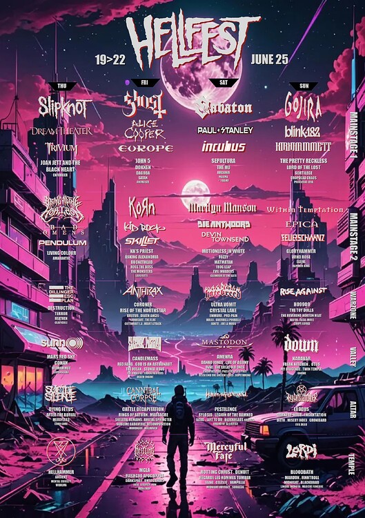 Hellfest 2025 : A vos affiches - Hellfest 2025 - Hellfest - Forum