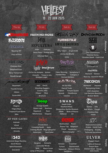 Affiche hellfest