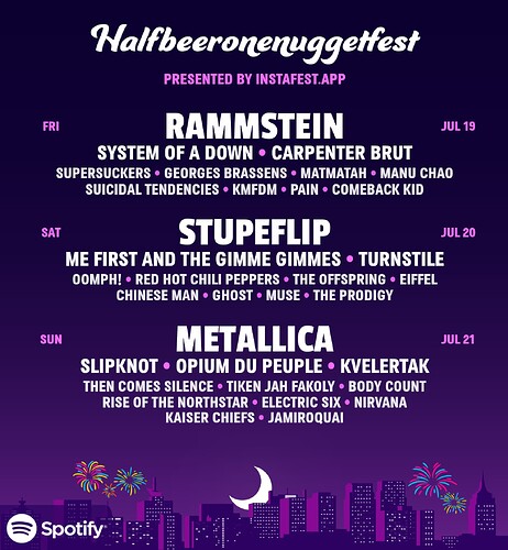 Halfbeeronenuggetfest