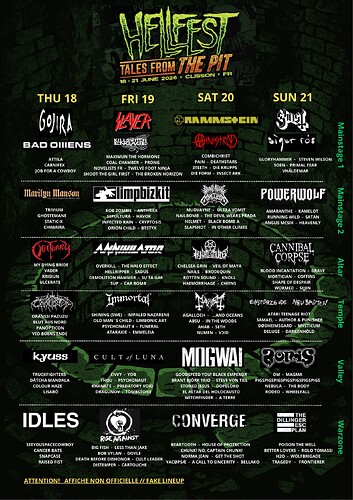 HELLFEST 2026 FAKE